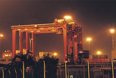 Port equipment lighting solution