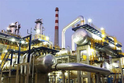 Lighting solution for petrochemical plant area