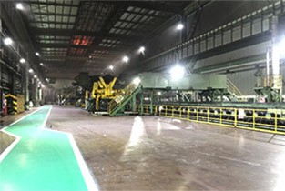 Lighting solution for hot rolling plant
